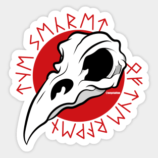 RavenSkull Sticker